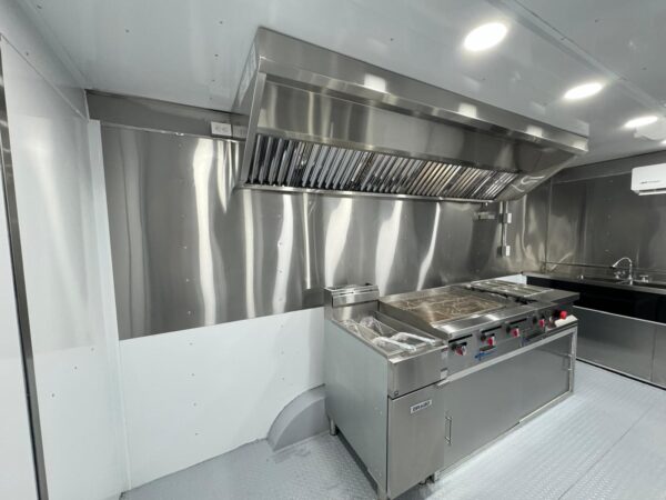 Food Trailer Black 8'x16’