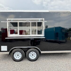 Food Trailer Black 8'x16’