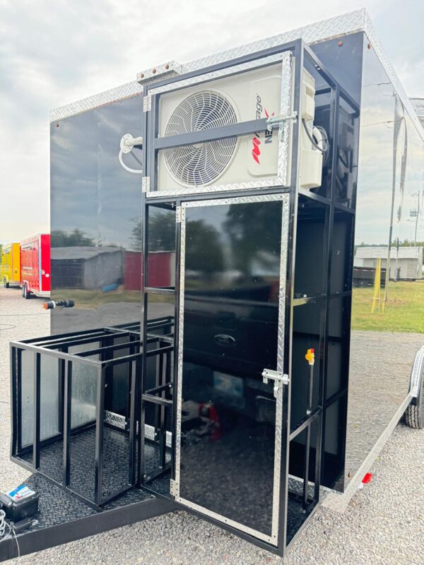 Food Trailer Black 8'x16’