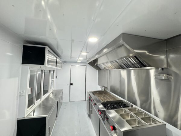 Food Trailer Black 8'x16’