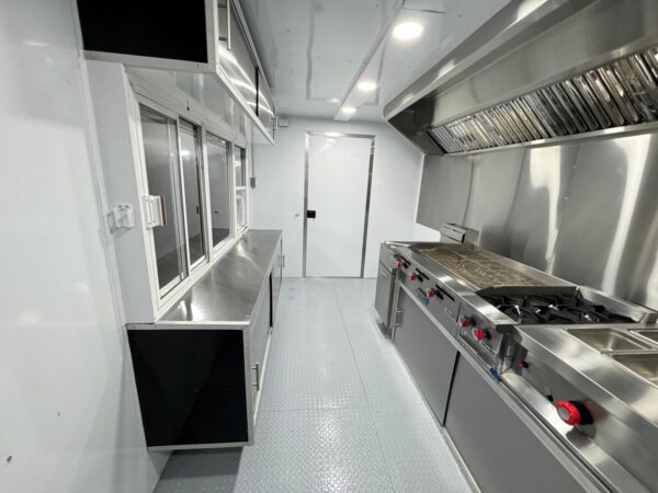 Food Trailer Black 8'x16’