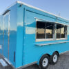 Food Trailer 8x16 - Blue - Image 2