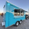Food Trailer 8x16 - Blue - Image 8