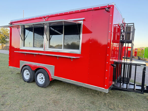 customizable 8x16 food trailer for sale