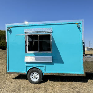 Turquoise Food Trailer