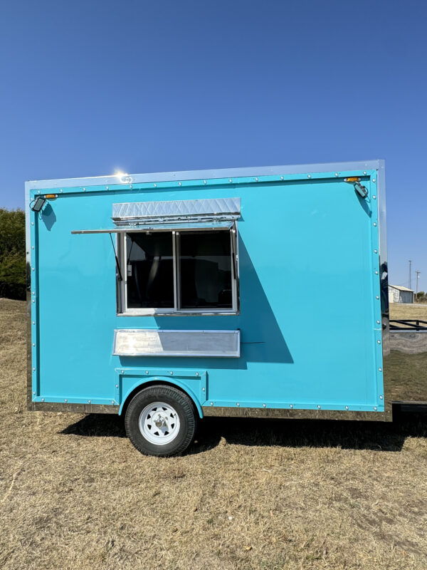 Turquoise Food Trailer