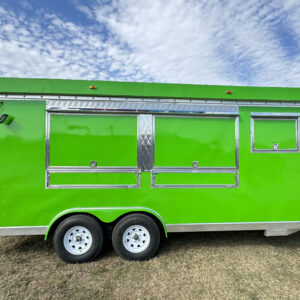 Green Food Trailer 8x20