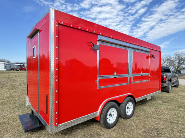 Red Food Trailer for Sale