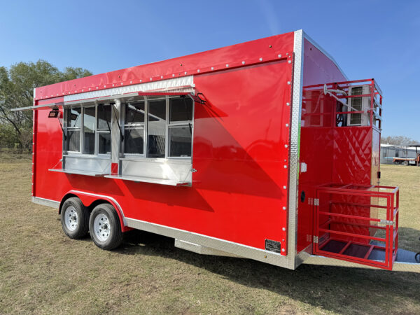 Red Food Trailer for Sale