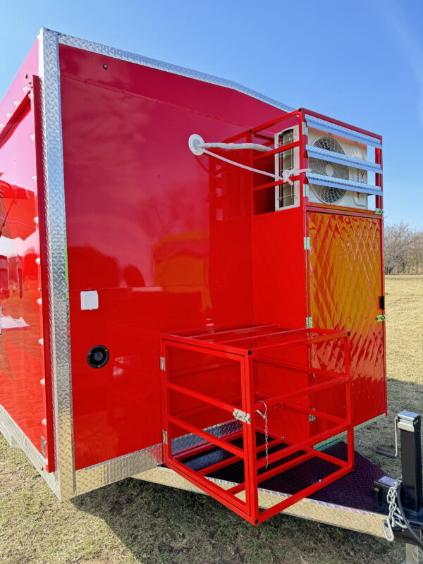 Red Food Trailer for Sale