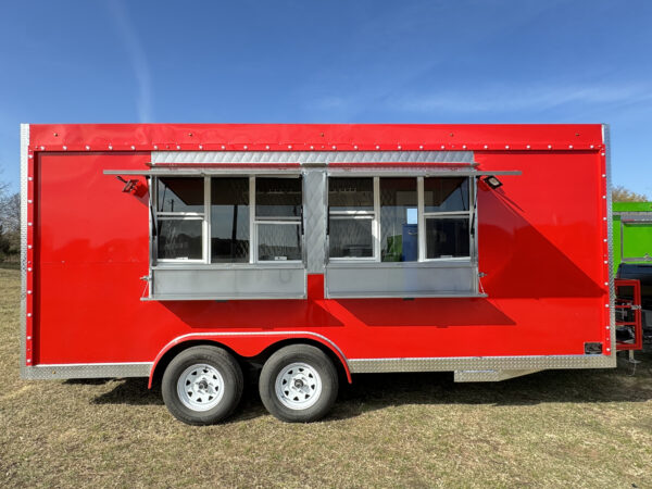 Red Food Trailer for Sale