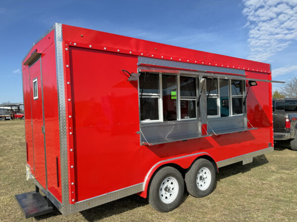 Red Food Trailer for Sale