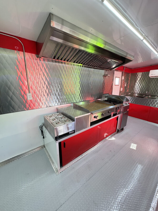 Red Food Trailer for Sale