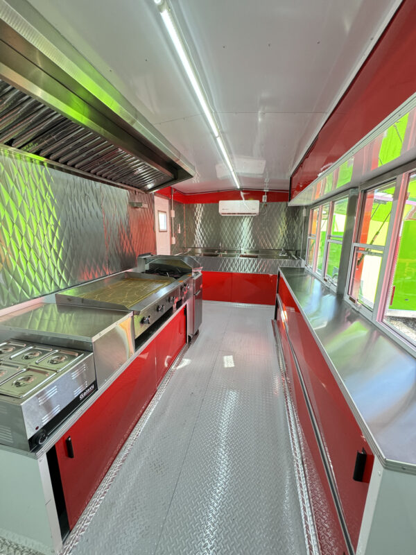 Red Food Trailer for Sale