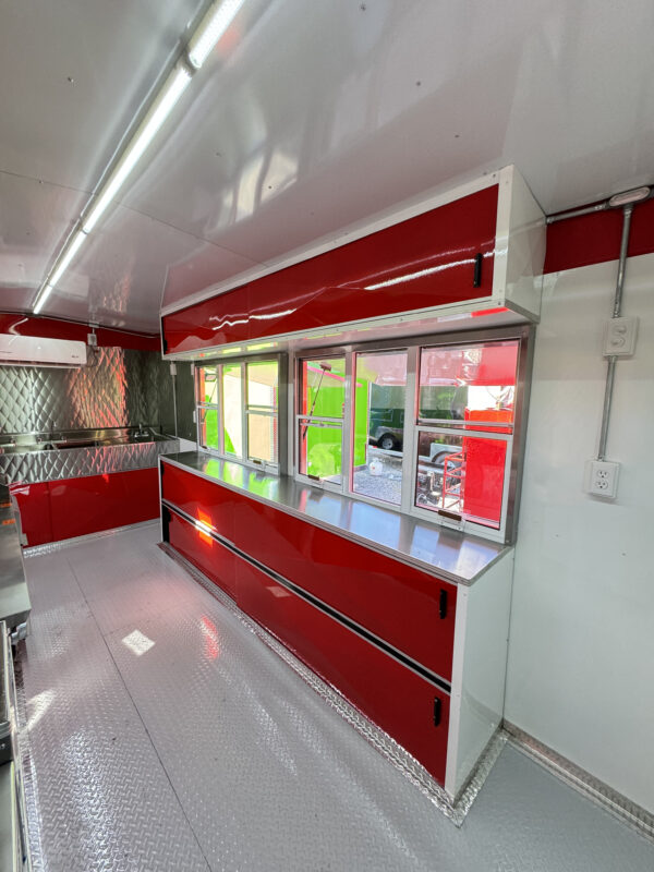 Red Food Trailer for Sale