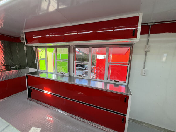 Red Food Trailer for Sale