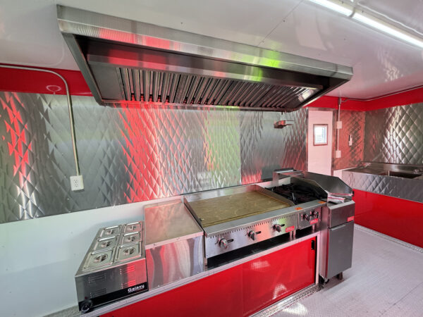 Red Food Trailer for Sale