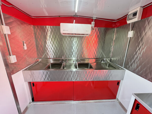 Red Food Trailer for Sale