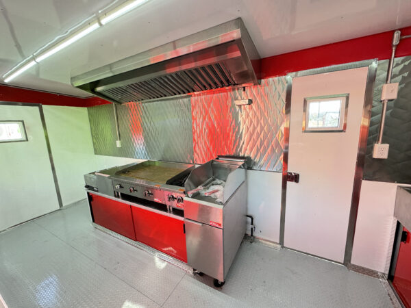 Red Food Trailer for Sale