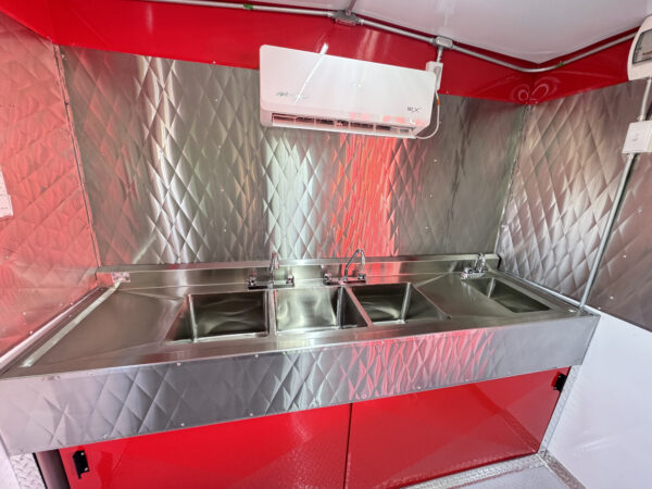 Red Food Trailer for Sale