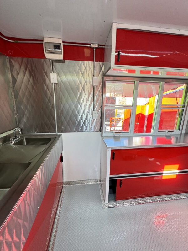 Red Food Trailer for Sale