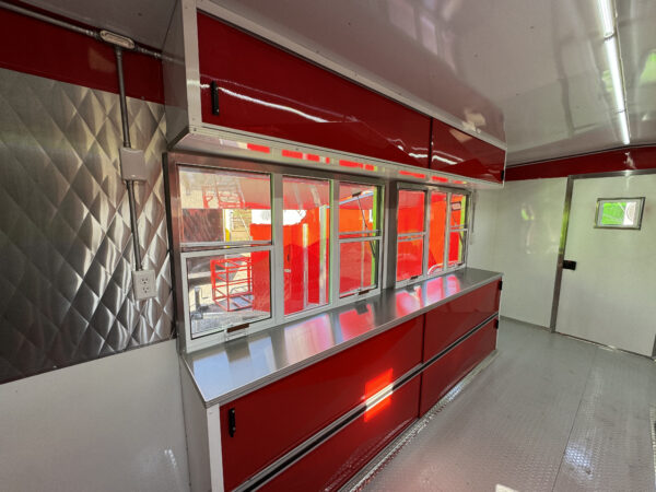 Red Food Trailer for Sale