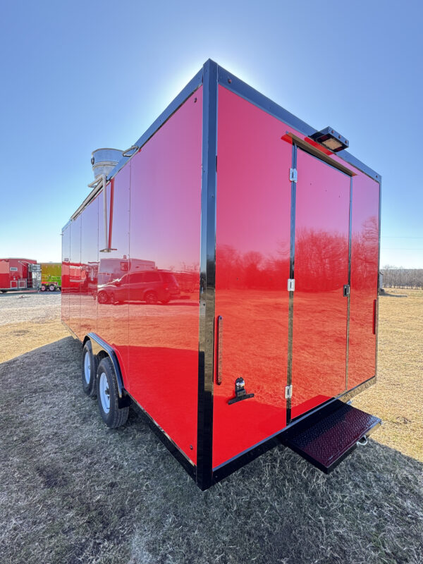 Red Food Trailer 8'x20' - Image 13