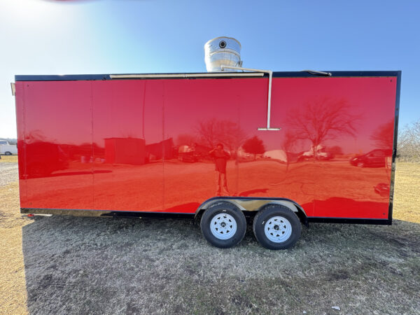 Red Food Trailer 8'x20' - Image 6