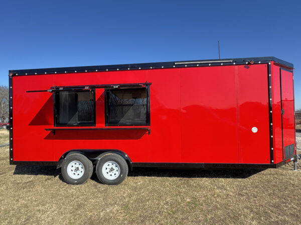 Red Food Trailer 8'x20'