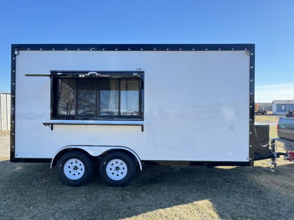 White Food Trailer 8x16 - Image 7