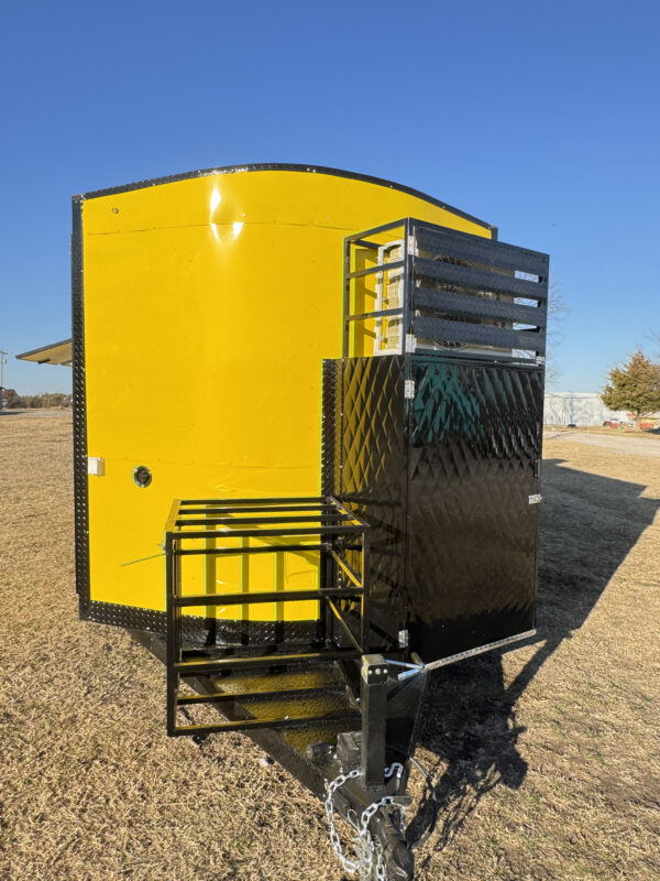 Yellow Food Trailer 8X20 - Image 6