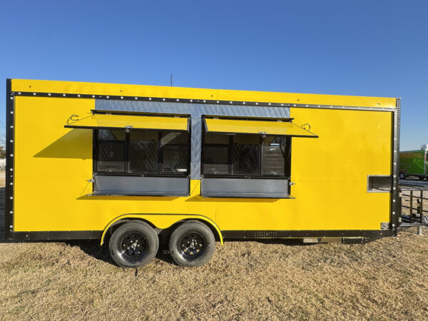 Yellow Food Trailer 8X20 - Image 7