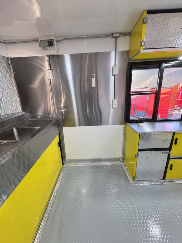 Yellow Food Trailer 8X20 - Image 23