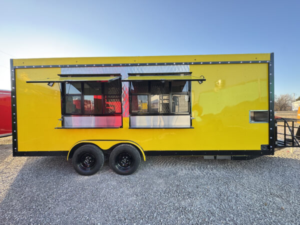 Yellow Food Trailer 8X20