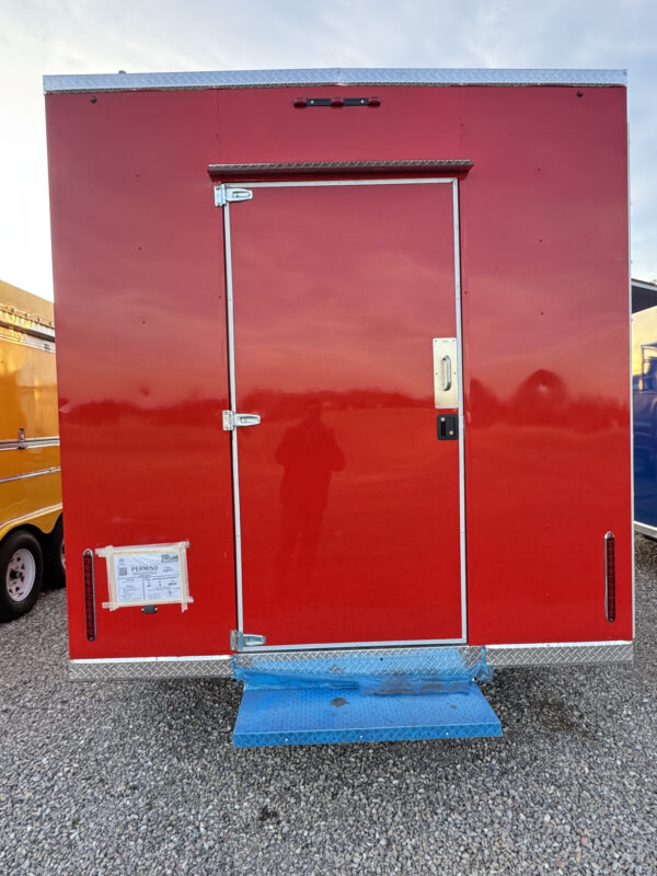 8'x16' Red Food Trailer - Image 9