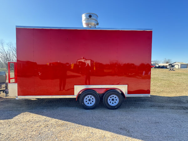 8'x16' Red Food Trailer - Image 6