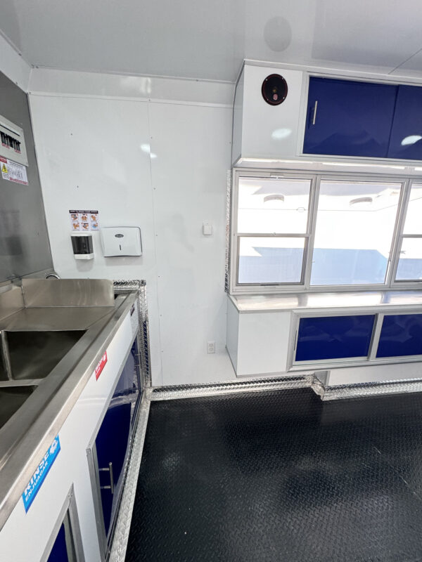 8'x18' Blue Food Trailer - Image 22