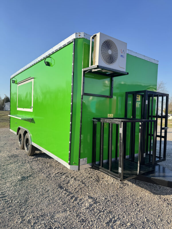 8'x18' Green Food Trailer - Image 6