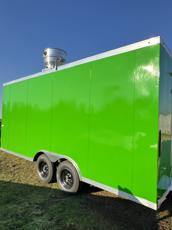 8'x18' Green Food Trailer - Image 14