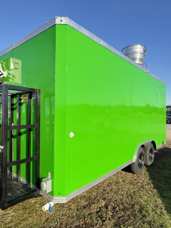 8'x18' Green Food Trailer - Image 15