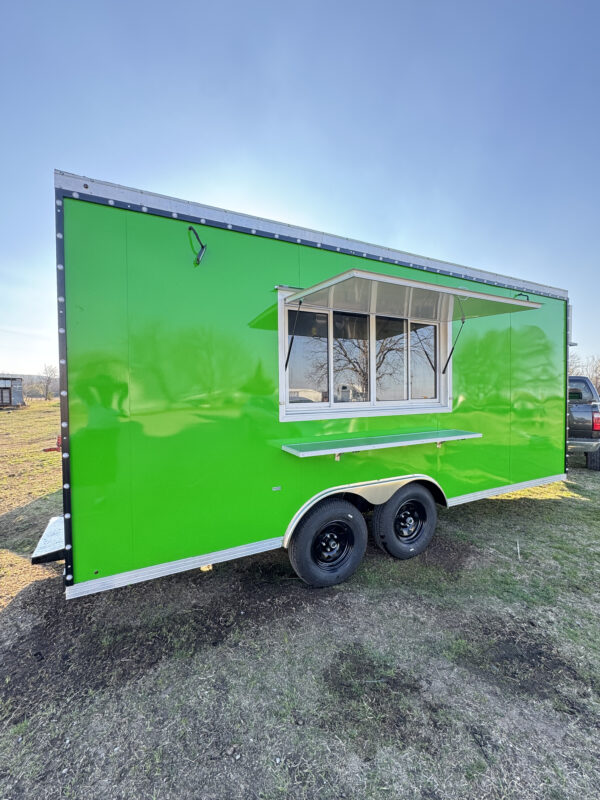 8'x18' Green Food Trailer - Image 9