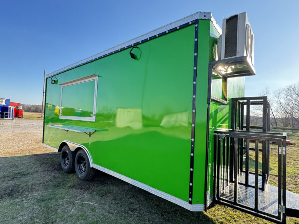 8'x18' Green Food Trailer - Image 13