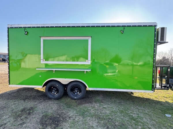 8'x18' Green Food Trailer - Image 16