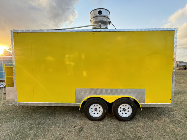 8'x16' Yellow Food Trailer - Image 11