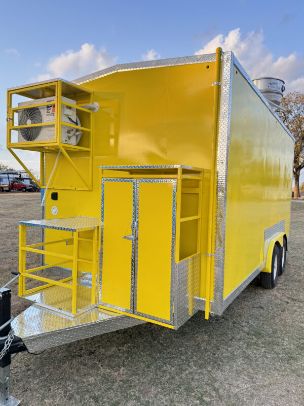 8'x16' Yellow Food Trailer - Image 10