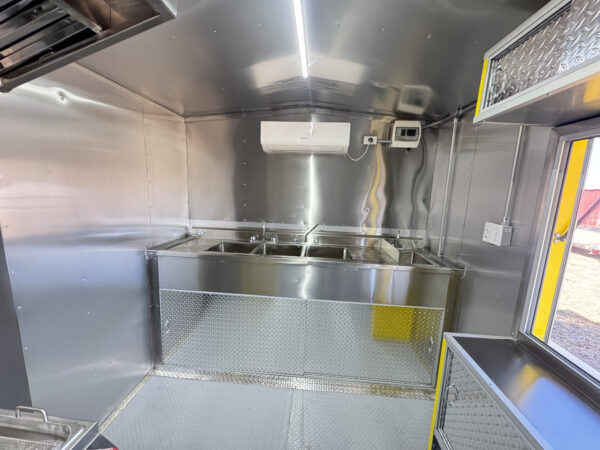 8'x16' Yellow Food Trailer - Image 22