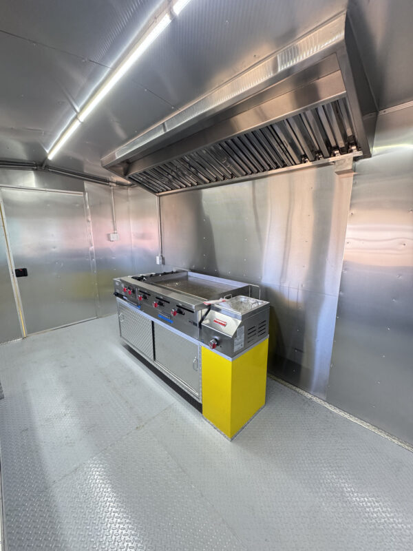 8'x16' Yellow Food Trailer - Image 18