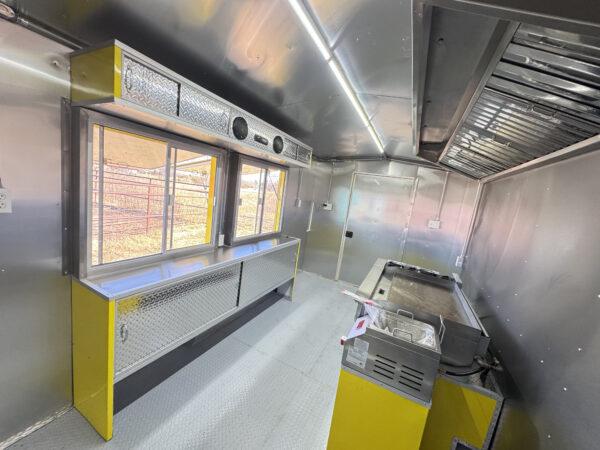 8'x16' Yellow Food Trailer - Image 14