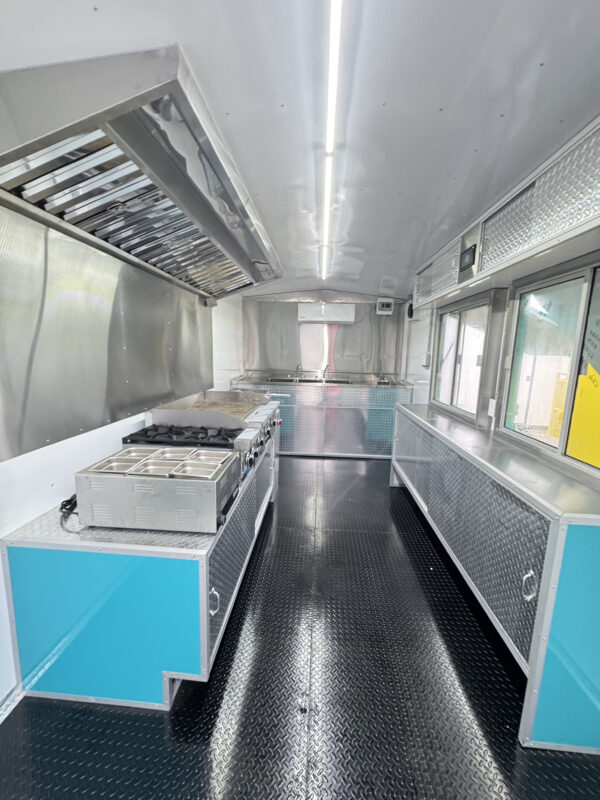 Turquoise Food Trailer 8'x16' - Image 23