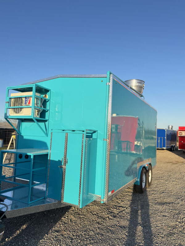 Turquoise Food Trailer 8'x16' - Image 9